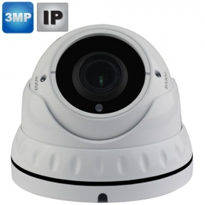 Varifocal Dome IP Camera with night vision - 3Mp
